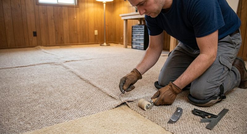 Basement Carpet Repair in Kansas City, KS