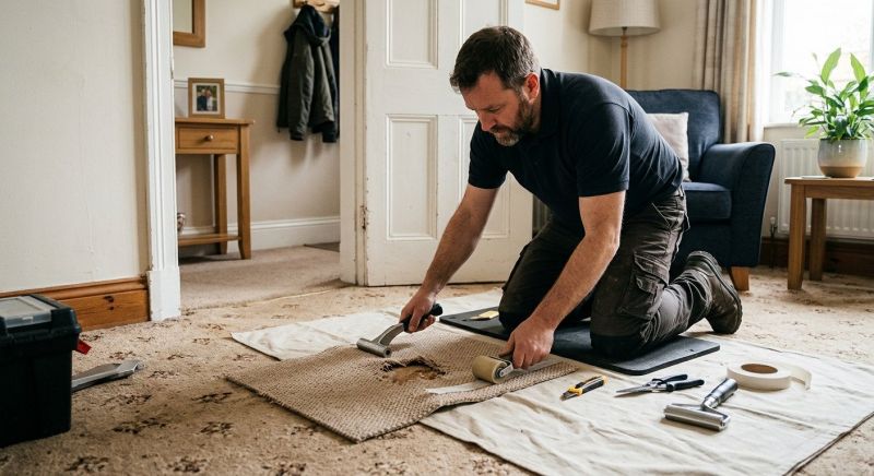 Basement Carpet Repair in Denver County, CO