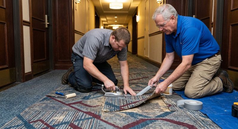 Doorway Carpet Repair in Olathe, KS