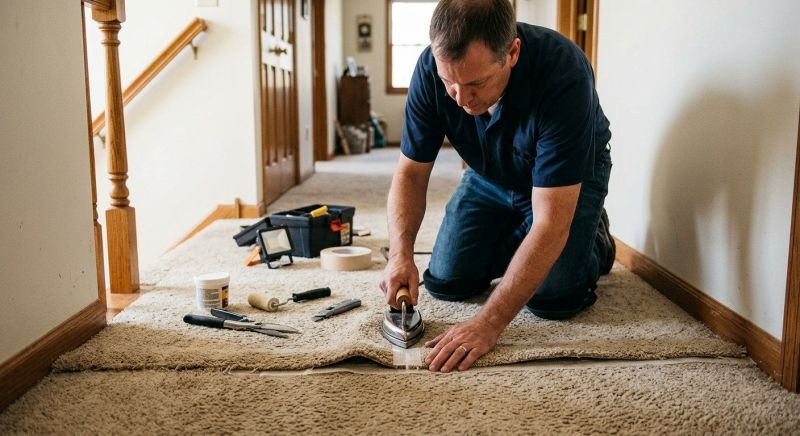 Stair Carpet Repair in Kansas City, KS